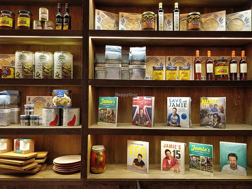 Jamie's books at Jamie's Italian - Orchard in Central Singapore