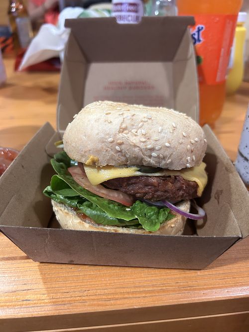 Pickles and dijon  at Grill'd in Belconnen