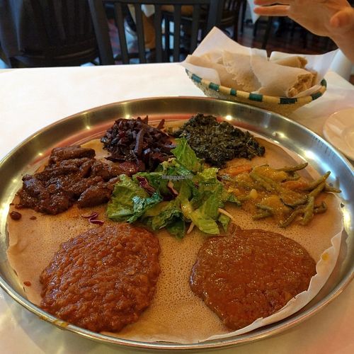 Veggie Combo at Ras Dashen in Chicago