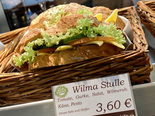 vegan sandwich at Daniel's in Rostock