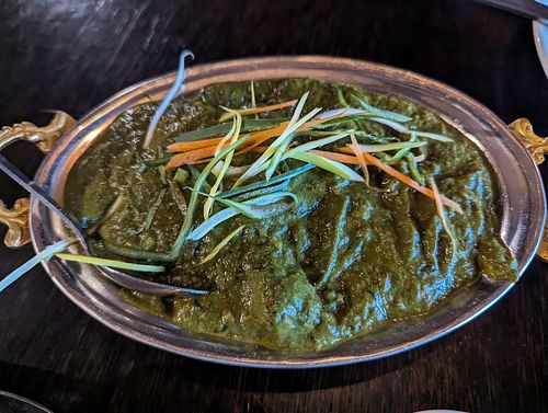 Aloo saag at Status in Auckland