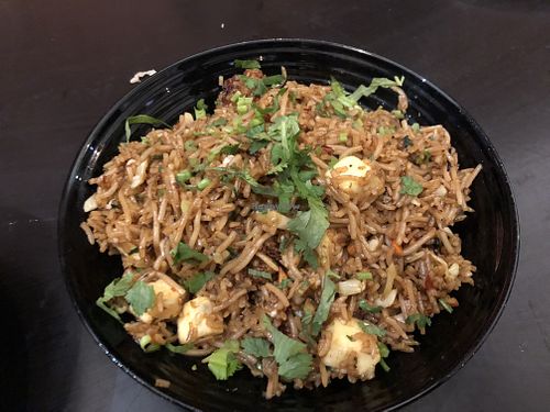 Fried Rice with noodle at Status in Auckland