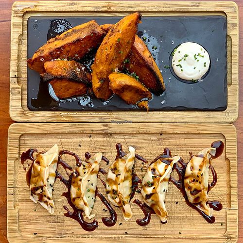 Moniatos i goyzes at Blu Bar in Barcelona