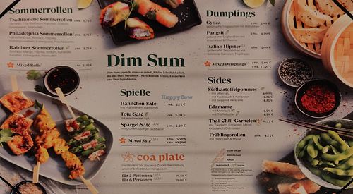 menu page 1 at coa Wok & bowls - Kaiserstraße in Frankfurt