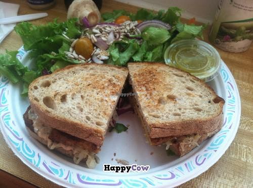 tempeh reuban  at Sugar Apple Organic Cafe in Key West