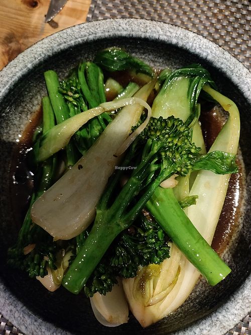 Tender stem green at Giggling Squid in Bishops Stortford