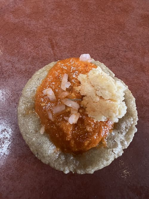 Molotes  at Na Tlali in Mexico City