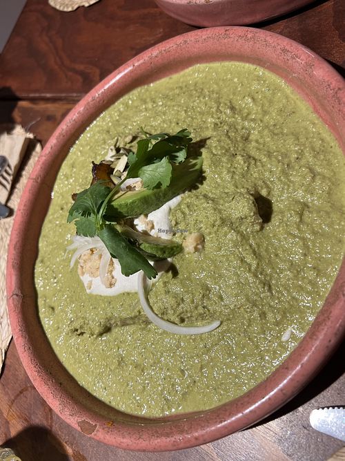Emoladas Pipian Verde  at Na Tlali in Mexico City