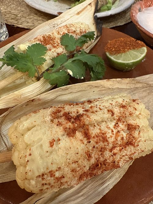 Elote (not the best honestly but maybe an off night )  at Na Tlali in Mexico City