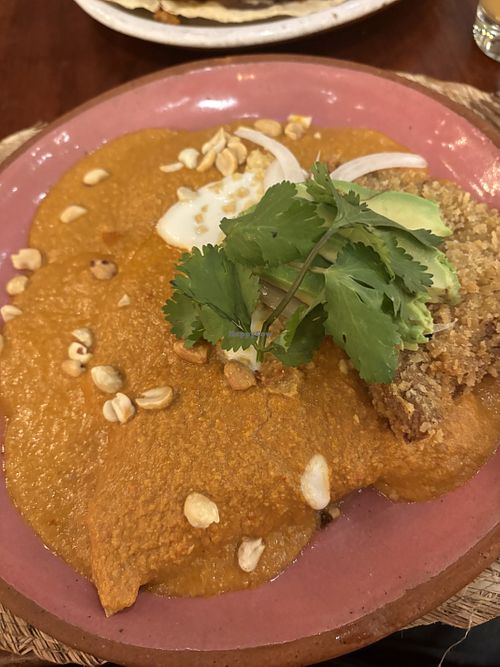 Mole cacahuate   at Na Tlali in Mexico City