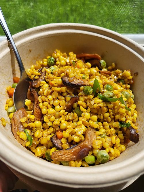 Special fried adlai at Hippie Happy Bowls in Paranaque