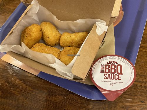 Jackfruit vegan bites  at LEON - High Holborn in London