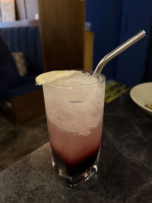 Sparkling drink  at BaganHood 蔬食餐酒館 in Taipei