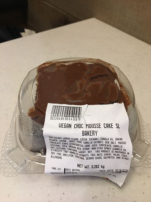 Vegan cake  at Whole Foods Market - Cambie in Vancouver
