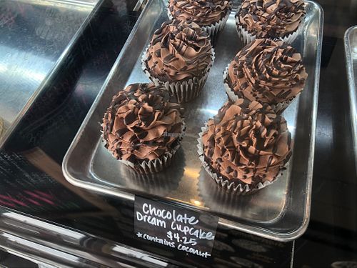 The chocolate cupcake!!!! at Sunflower Bakehouse in Nashville