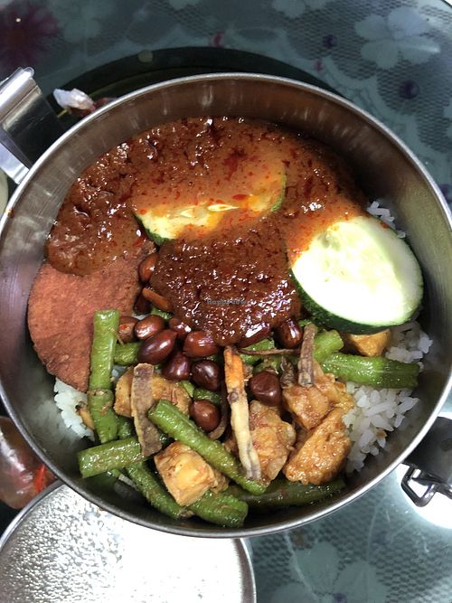 Nasi lemak $4 at Daily Green 吉祥素 - Bedok in East Singapore