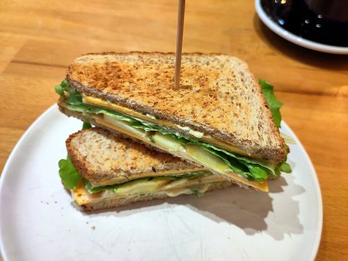 Club sandwich at Virgule in Toulouse