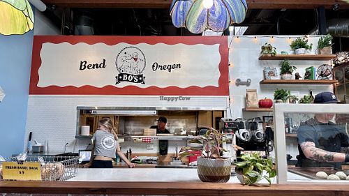 Counter service  at Bo's Falafel Bar in Bend