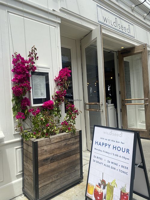 Upon Arrival (Storefront) w/Street Signage  at Wildseed in San Francisco