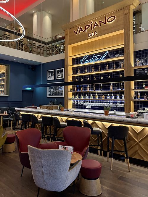 bar / downstairs  at Vapiano in Munich