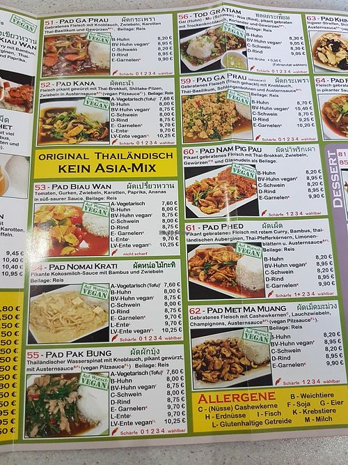 Card 3 at Mays Thai Bistro in Bad Salzuflen