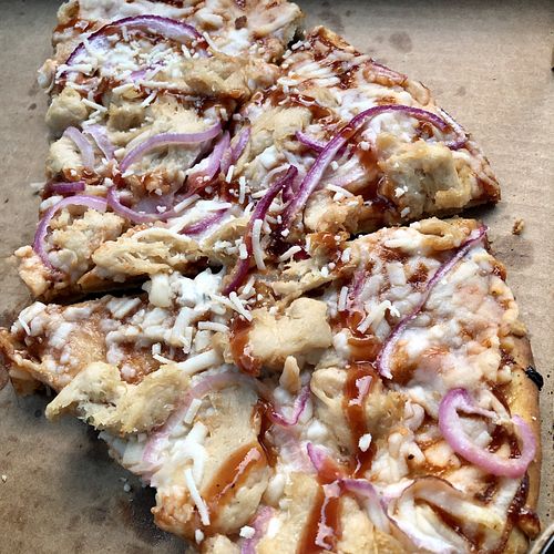 BBQ Chicken Pizza at The Saloon Ventura in Ventura