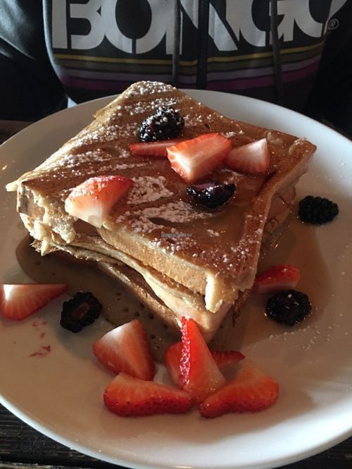 Vegan French Toast!! at The Saloon Ventura in Ventura