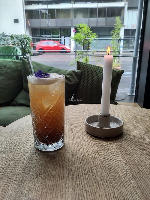 Tamarind lemonade at Nude Food in Augsburg