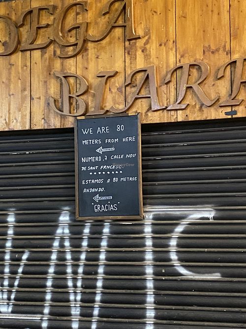 Google address is wrong at Bodega Biarritz 1881 in Barcelona