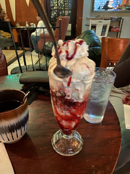 Vegan sundaes keep getting better  at The Cup Coffeehouse in Wantagh