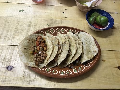 Taquitos at Mexico Veggie in San Luis Potosi