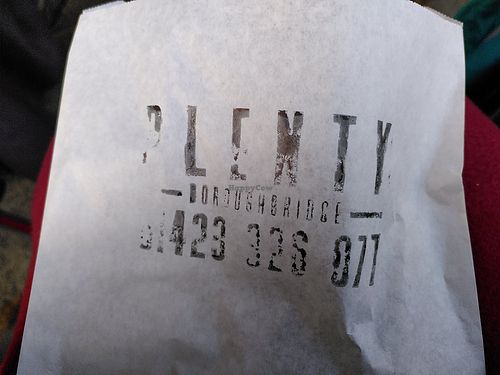 Branded bag (Nov 2021) at Plenty in Boroughbridge