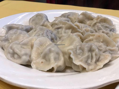 Dumplings at Gongdelin Vegetarian Restaurant in Beijing