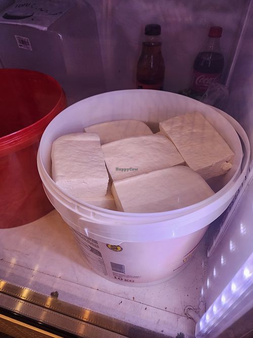 Fresh tofu at Azjatka in Warsaw