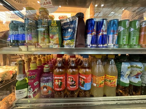 bottled drinks  at Anker Brot - Wiedner Gürtel in Vienna