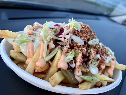 Signature Loaded Fries  at Roots in Aberdeen