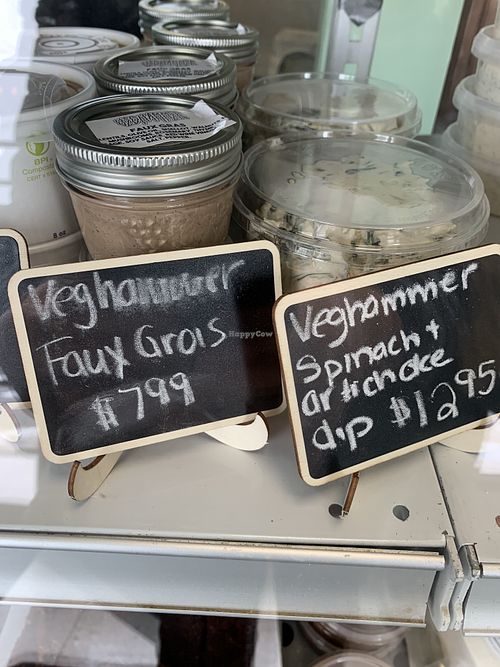 Vegan spreads/dips at Charcuterie Vegan Deli in Calgary