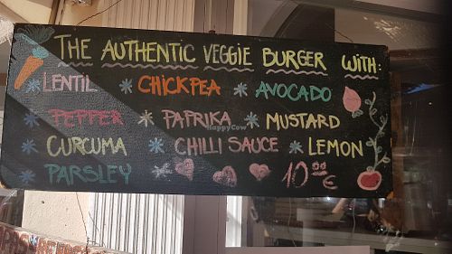 Veggie burger at Can Nuts in Ibiza