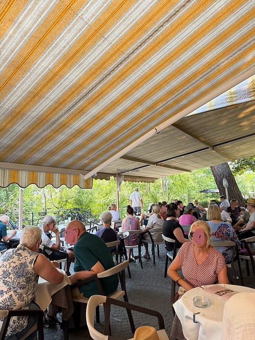 outside  at Gelateria Constantin in Merano