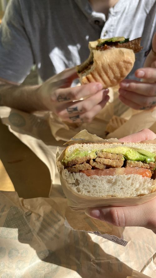 Tempeh sandwiches  at Whole Foods Market in Miami Beach