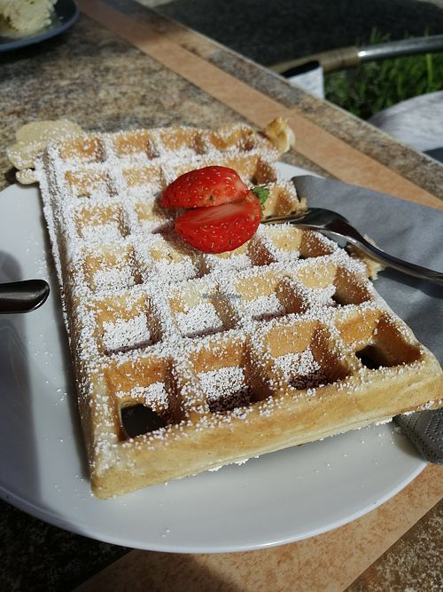 Vegane Dinkelwaffel at Der Kaffeekocher & Meer in Sankt Peter-ording