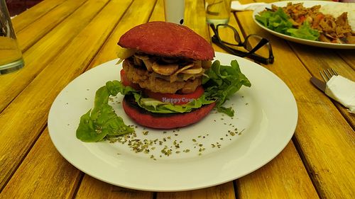 Hamburguesa Thai at Rawfood in La Serena