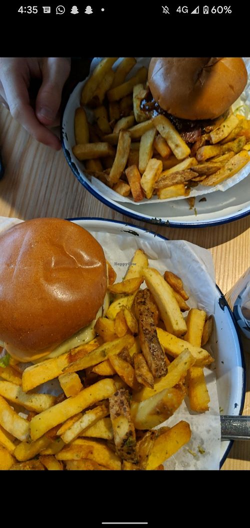 Vegan burger at Honest Burgers - Soho in London