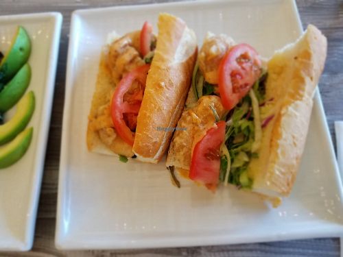Shrimp Po-Boy at The Purple Mint - Linda Visa Rd in San Diego