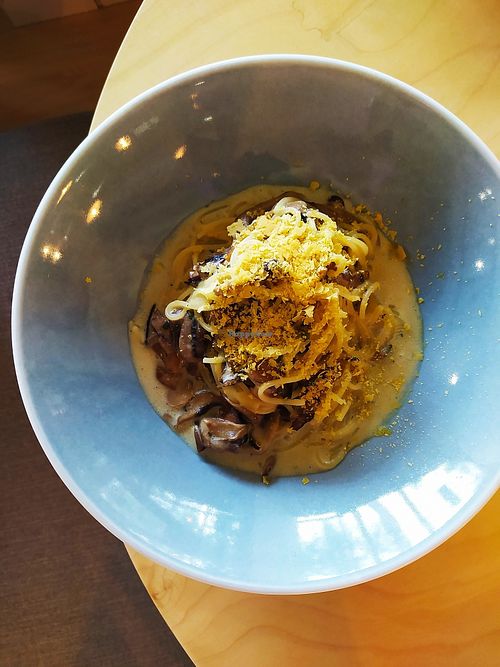 Mushroom Soy Carbonara at Real Food 真食 - Yishun in North Singapore