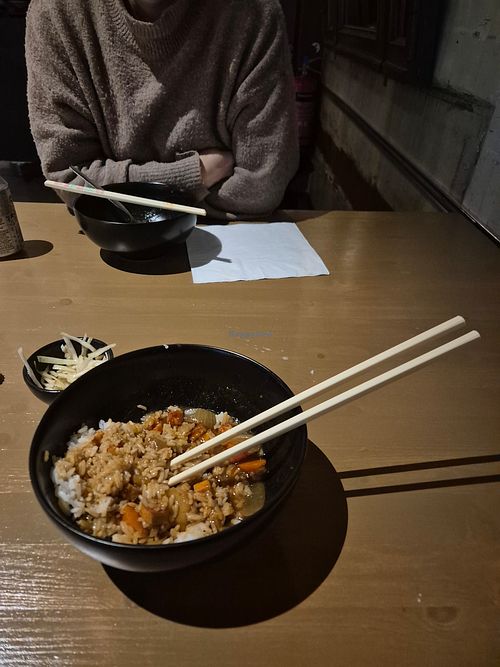 Tofu japanese curry at Sub Scene in Oslo