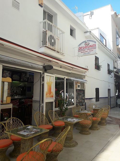 The other Naranjito (Desayunos) didn't have any cakes, the cake place is almost opposite. at Naranjito in Torremolinos