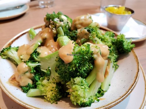 Dragon broccoli at Fresh on Sunset in West Hollywood