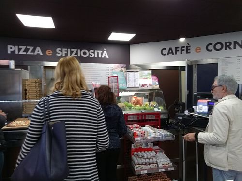The inside at Bar Pizzeria Paninoteca in Rome