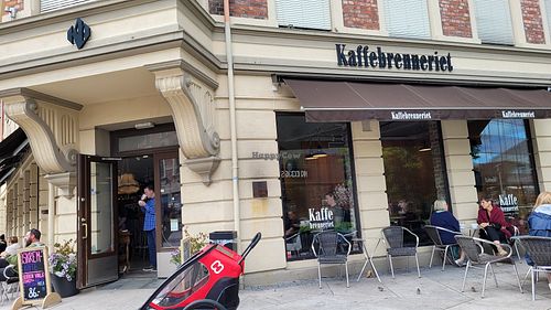 Shop front at Kaffebrenneriet in Fredrikstad